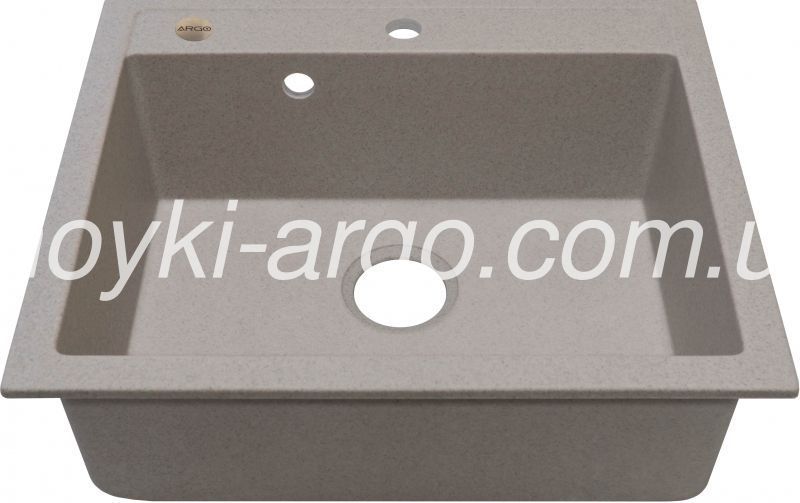 Гранітна мийка Argo Cubo terra 1047 фото
