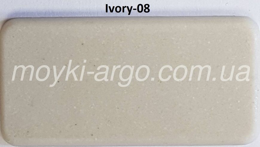 Гранітна мийка Argo Milano ivory 1365 фото