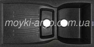 Гранітна мийка Argo Medio Plus графіт 1166 фото