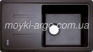 Гранітна мийка Argo Carina the big mokko 1225 фото