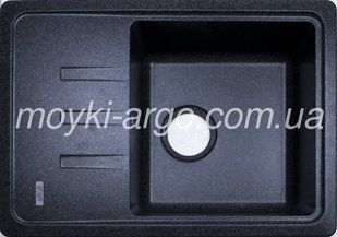Гранітна мийка Argo Carina графіт 1227 фото
