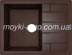 Гранітна мийка Argo Stela mokko 1100 фото