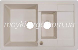 Гранітна мийка Argo Stela Plus ivory 1019 фото