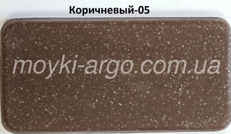 Гранітна мийка Argo Ovale коричнева 1035 фото